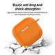 Silicon Caz pentru AirPods 4, Orange