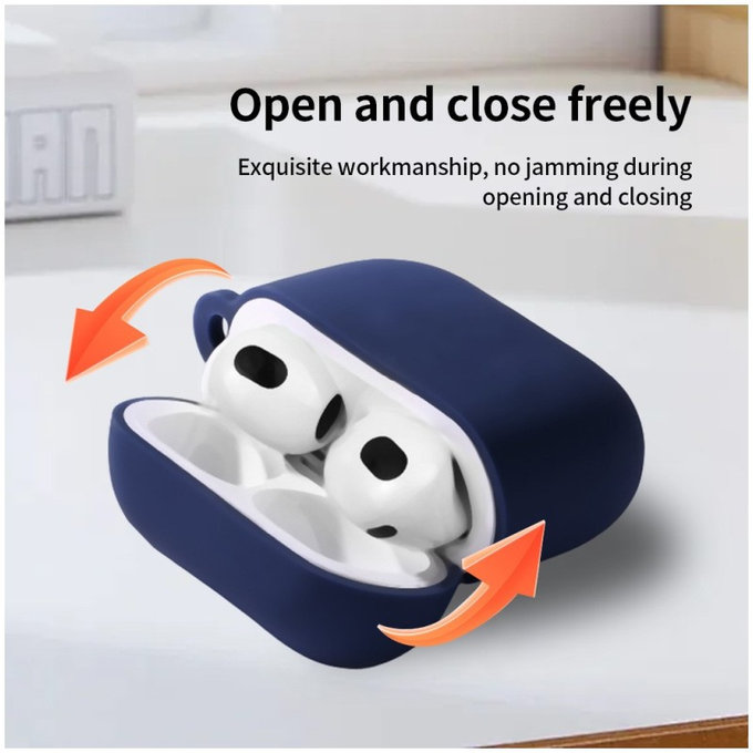 Silicon Caz pentru AirPods 4, Orange