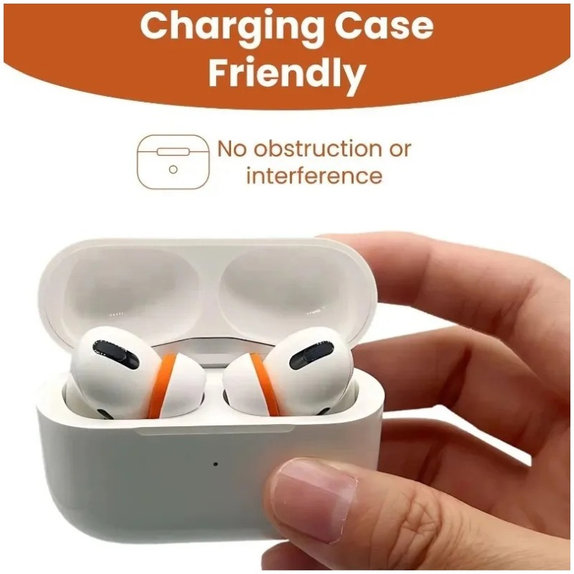 Silicon Dopuri de ureche pentru AirPods Pro 3, Memory Foam, M, Alb