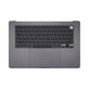 Ramă superioară tastatură pentru MacBook Air 15", A3114 (2023), cu tastatură US și baterie, Space Gray, 661-34895, Genuine Apple
