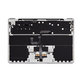 Ramă superioară tastatură pentru MacBook Air 13", A3113 (2024), cu tastatură US și baterie, Silver, 661-40228, Genuine Apple