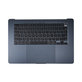 Ramă superioară tastatură pentru MacBook Air 15", A3114 (2024), cu tastatură US și baterie, Midnight, 661-40269, Genuine Apple