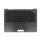 Ramă superioară tastatură pentru MacBook Pro 14", A3185 (2024), cu tastatură US și baterie, Space Black, 661-50210, Genuine Apple