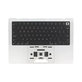 Ramă superioară tastatură pentru MacBook Pro 14", A3185 (2024), cu tastatură US și baterie, Silver, 661-50211, Genuine Apple