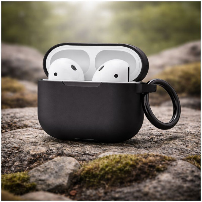 Silicon Caz pentru AirPods 3, negru