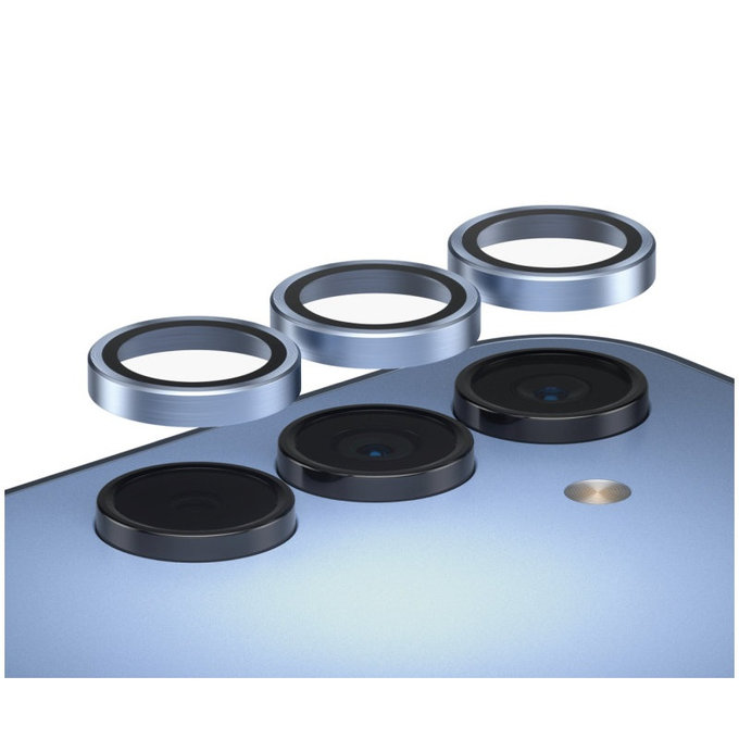 Protecție lentile cameră Hoops pentru Samsung A15/A15 5G, Albastru, PanzerGlass