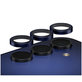 Protecție lentile cameră Hoops pentru Samsung A15/A15 5G, Albastru/Negru, PanzerGlass