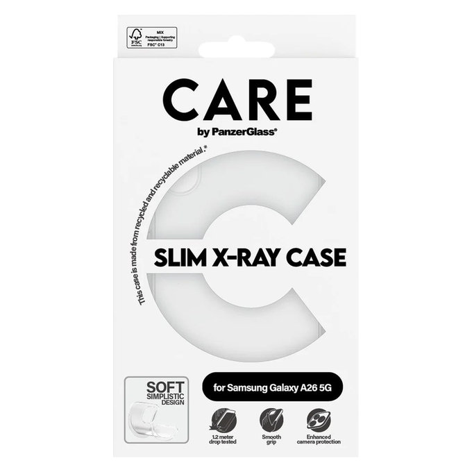 Caz X-Ray pentru Samsung Galaxy A26 5G, Transparent, PanzerGlass