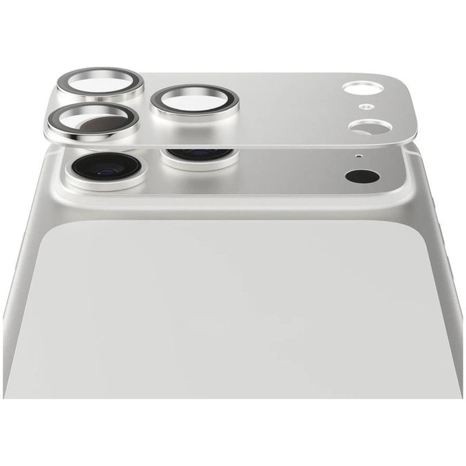 Protecție lentilă Fender pentru iPhone 17 Pro, Argintiu, PanzerGlass