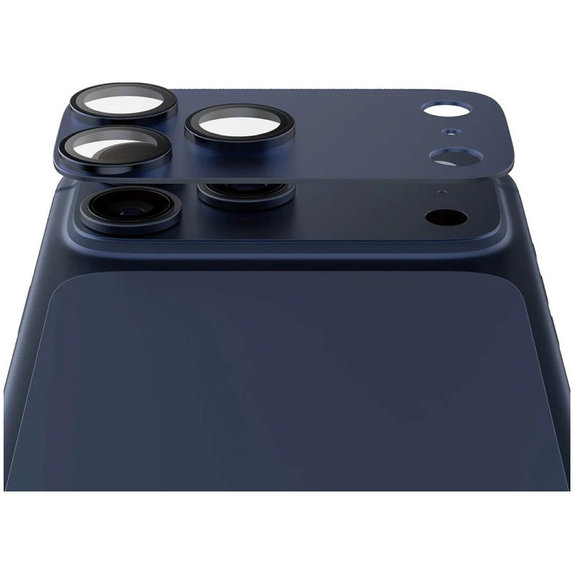 Protecție lentilă Fender pentru iPhone 17 Pro Max, Albastru, PanzerGlass
