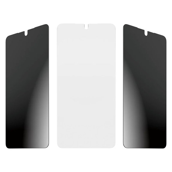 Sticlă securizată UWF 2-Way Privacy cu FASTFIT In-A-Box pentru Samsung Galaxy S26, Transparent, PanzerGlass