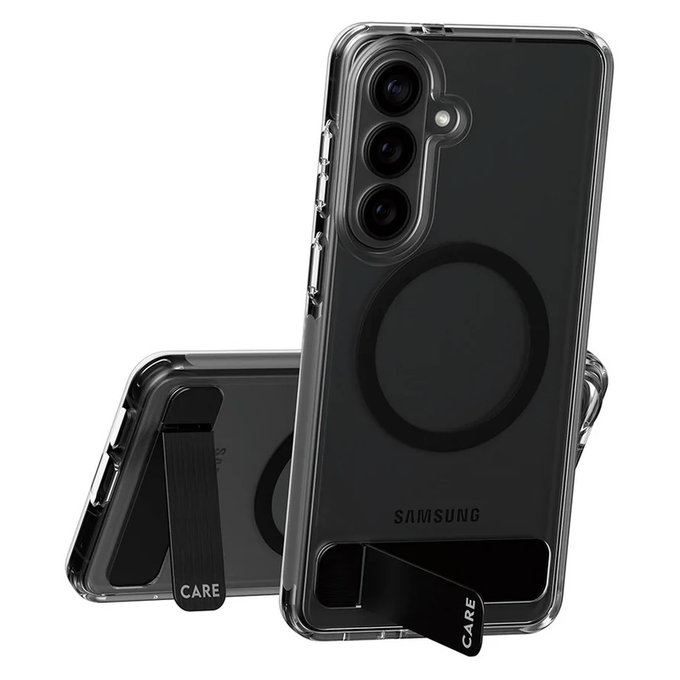 Caz Kickstand cu QI negru pentru Samsung Galaxy S26+, Negru, PanzerGlass