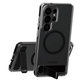Caz Kickstand cu QI negru pentru Samsung Galaxy S26 Ultra, Transparent, PanzerGlass