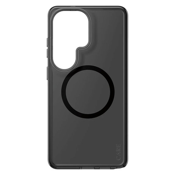 Caz Smokey cu QI negru pentru Samsung Galaxy S26 Ultra, Negru, PanzerGlass