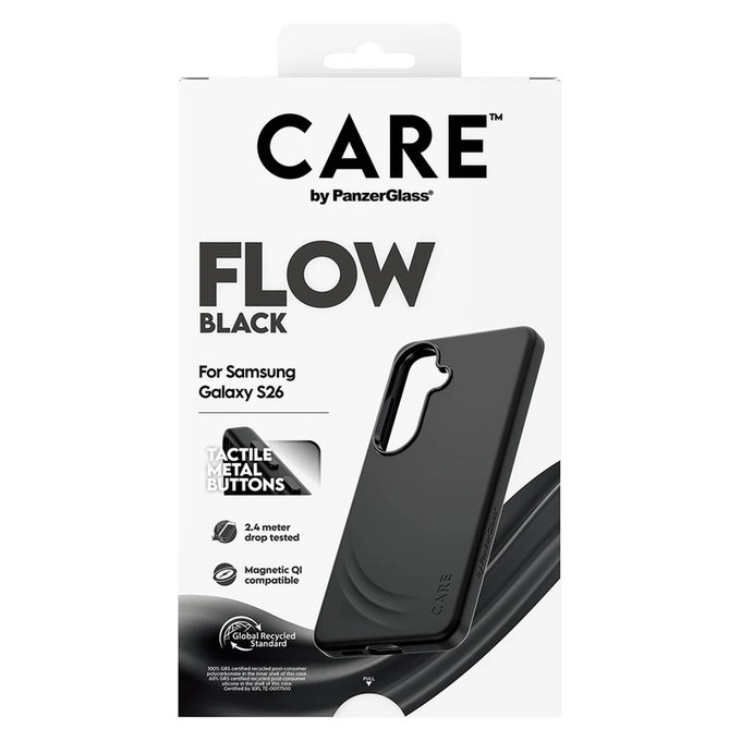 Caz FLOW cu QI pentru Samsung Galaxy S26, Negru, PanzerGlass