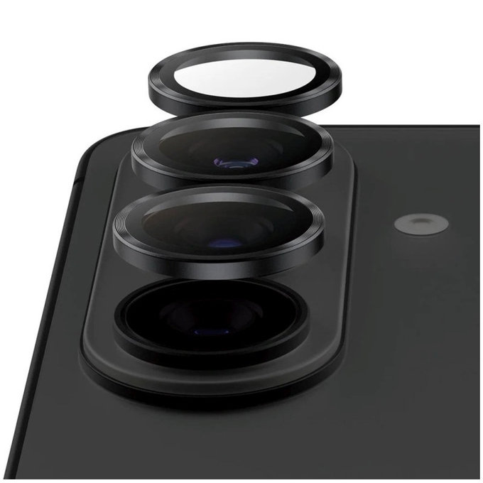 Protecție lentilă Hoops Ceramic II pentru Samsung S26/S26+, Negru, PanzerGlass