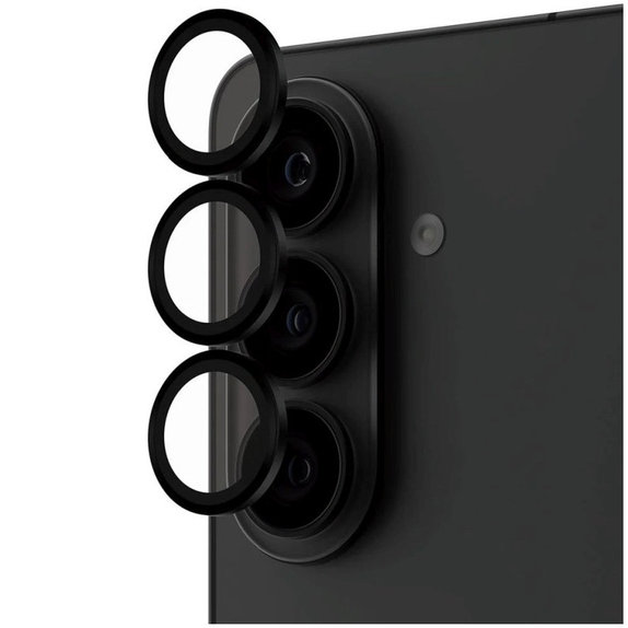 Protecție lentilă Hoops pentru Samsung S26/S26+, Negru, PanzerGlass