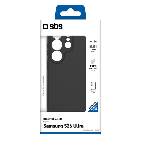 SBS - Caz Instinct pentru Samsung Galaxy S26 Ultra, negru