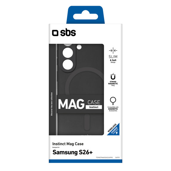 SBS - Caz Instinct Mag pentru Samsung Galaxy S26+, negru