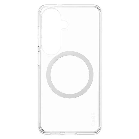 Caz Urban Explorer cu QI alb pentru Samsung Galaxy S26, Transparent, PanzerGlass