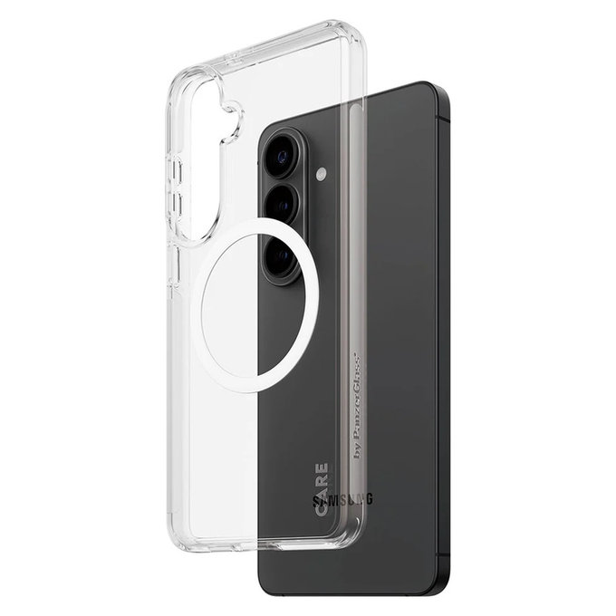 Caz Urban Explorer cu QI alb pentru Samsung Galaxy S26+, Transparent, PanzerGlass