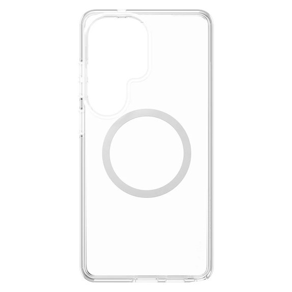 Caz Urban Explorer cu QI alb pentru Samsung Galaxy S26 Ultra, Transparent, PanzerGlass
