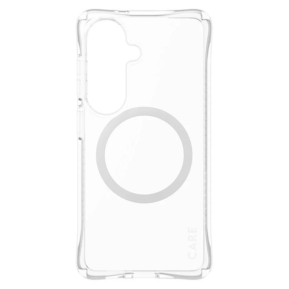 Caz Samba cu QI alb pentru Samsung Galaxy S26, Transparent, PanzerGlass