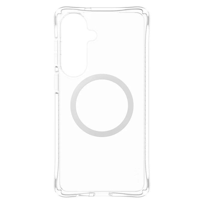 Caz Samba cu QI alb pentru Samsung Galaxy S26+, Transparent, PanzerGlass