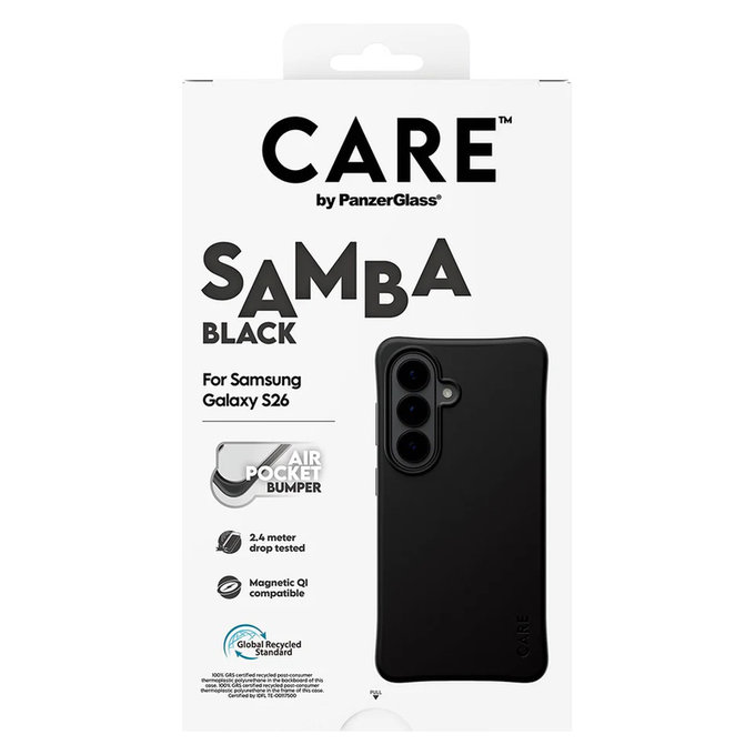 Caz Samba cu QI pentru Samsung Galaxy S26, Negru, PanzerGlass