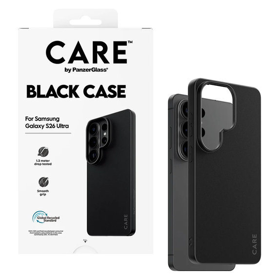 Caz TPU pentru Samsung Galaxy S26 Ultra, Negru, PanzerGlass