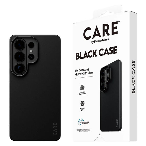 Caz TPU pentru Samsung Galaxy S26 Ultra, Negru, PanzerGlass