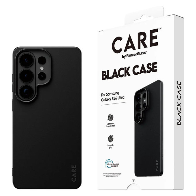 Caz TPU pentru Samsung Galaxy S26 Ultra, Negru, PanzerGlass
