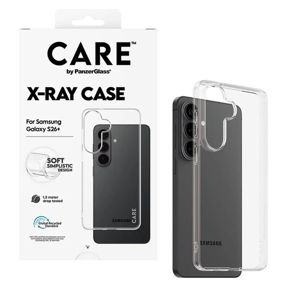 Caz X-Ray pentru Samsung Galaxy S26+, Transparent, PanzerGlass