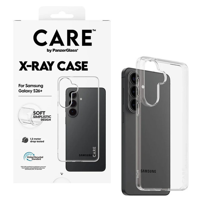 Caz X-Ray pentru Samsung Galaxy S26+, Transparent, PanzerGlass