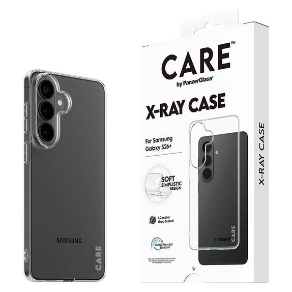 Caz X-Ray pentru Samsung Galaxy S26+, Transparent, PanzerGlass