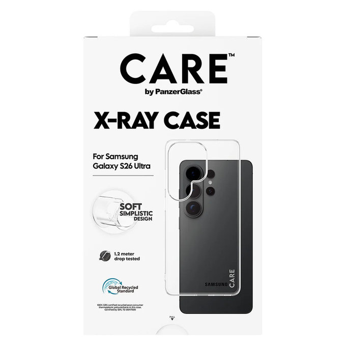 Caz X-Ray pentru Samsung Galaxy S26 Ultra, Transparent, PanzerGlass