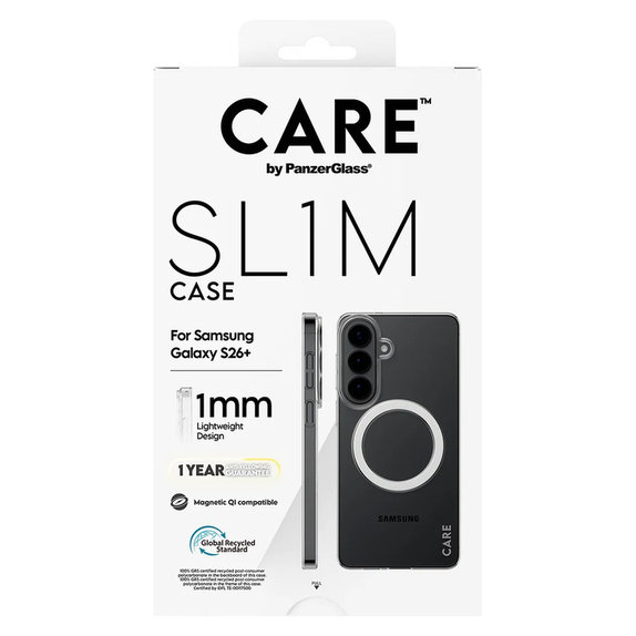 Caz SL1M pentru Samsung Galaxy S26+, Transparent, PanzerGlass