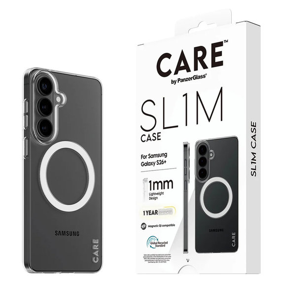 Caz SL1M pentru Samsung Galaxy S26+, Transparent, PanzerGlass