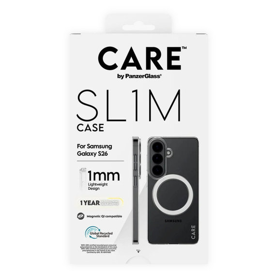 Caz SL1M pentru Samsung S26, transparent, CARE