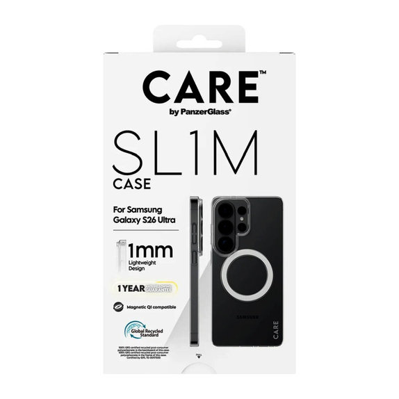Caz SL1M pentru Samsung Galaxy S26 Ultra, transparentă, PanzerGlass