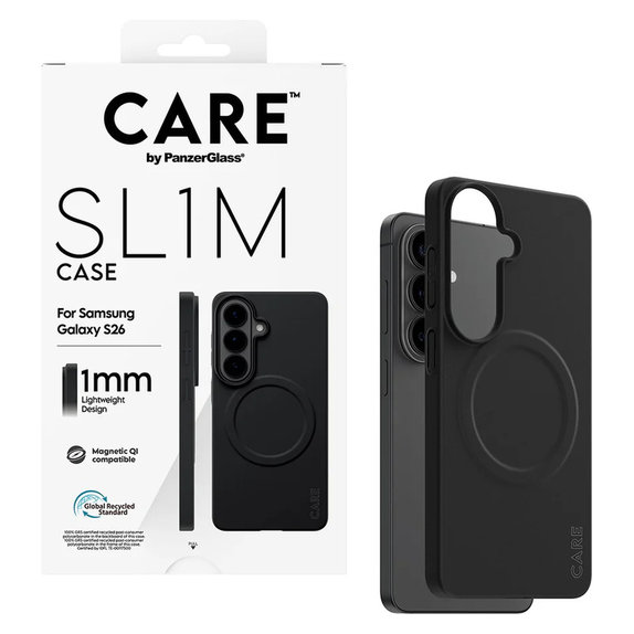 Caz SL1M pentru Samsung Galaxy S26, Negru, PanzerGlass