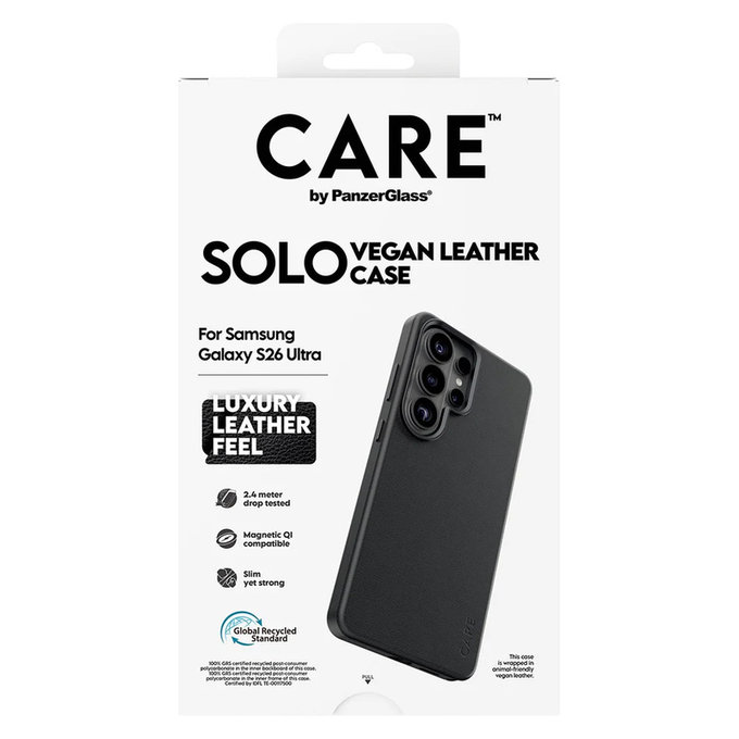Caz Solo pentru Samsung Galaxy S26 Ultra, Negru, PanzerGlass