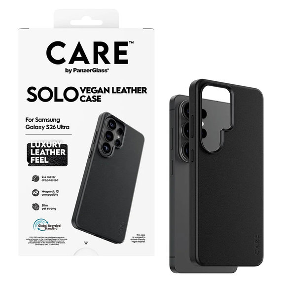Caz Solo pentru Samsung Galaxy S26 Ultra, Negru, PanzerGlass