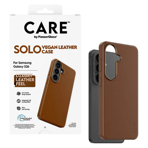 Caz Solo pentru Samsung Galaxy S26, Hnedé, PanzerGlass