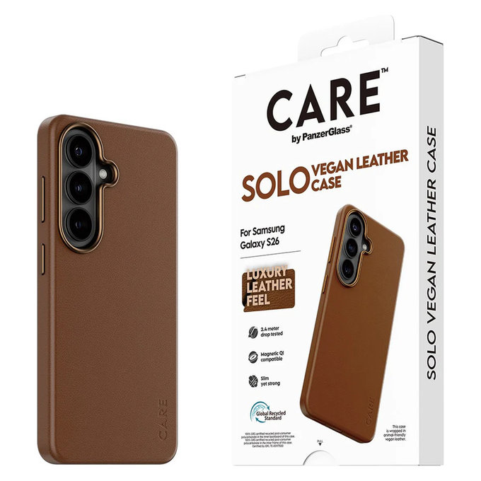 Caz Solo pentru Samsung Galaxy S26, Hnedé, PanzerGlass