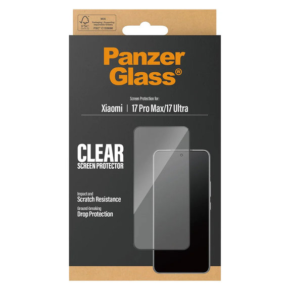 Sticlă securizată UWF pentru Xiaomi 17 Ultra, Negru, PanzerGlass