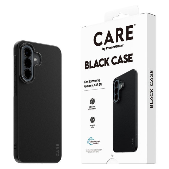 Caz TPU pentru Samsung A37, negru, CARE