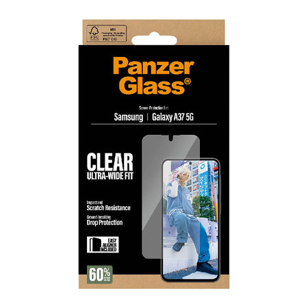 PanzerGlass - Sticlă securizată UWF cu aplicator pentru Samsung Galaxy A37, transparentă