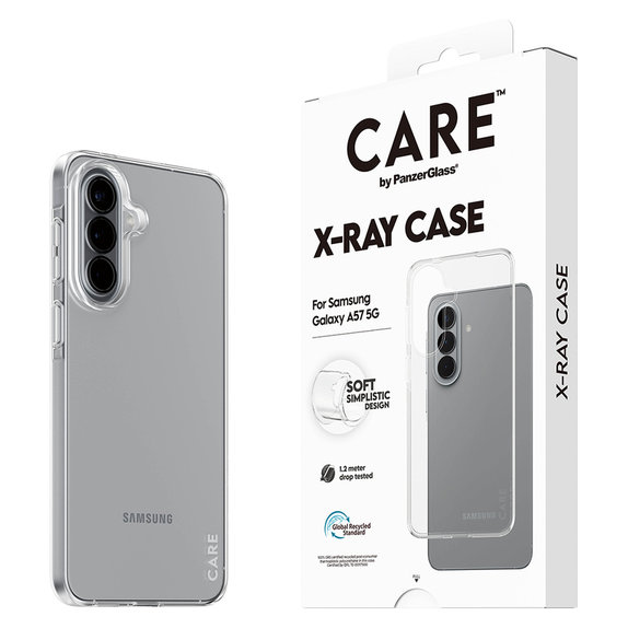 Caz X-Ray pentru Samsung Galaxy A57, Transparent, PanzerGlass