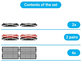 Set de piese de schimb pentru Bissell Crosswave 17132, 2225N, 2582N, 3551N (2x perie rotativă pentru covoare, 2 perechi de perii rotative pentru diferite suprafețe, 4x Filter)